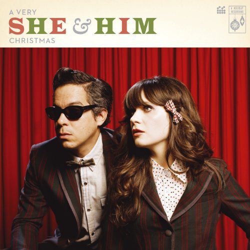 She And Him - A Very She And Him Christmas LP (Translucent Green Metallic Silver Vinyl)