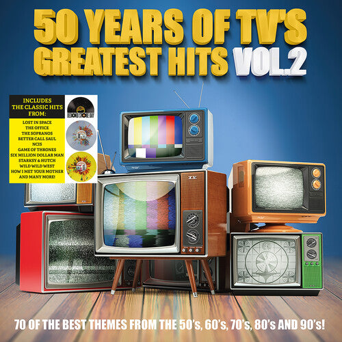 Various Artists - 50 Years of Tv's Greatest Hits Vol. 2 (2 Disc Splatter Color Vinyl)