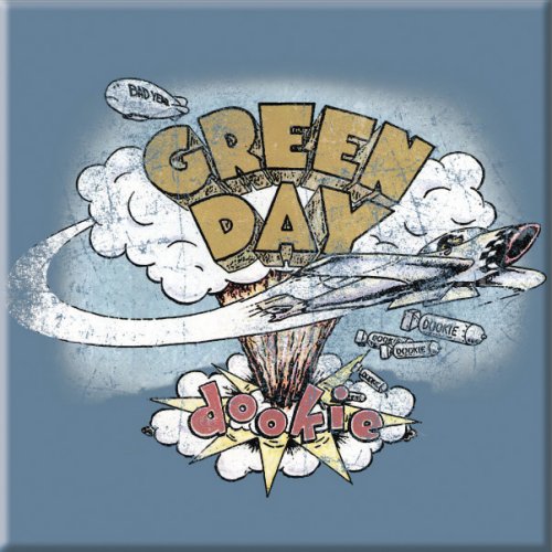 Green Day 3" x 3" Magnet: Dookie Art