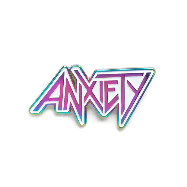 Enamel Pin: Anxiety Logo