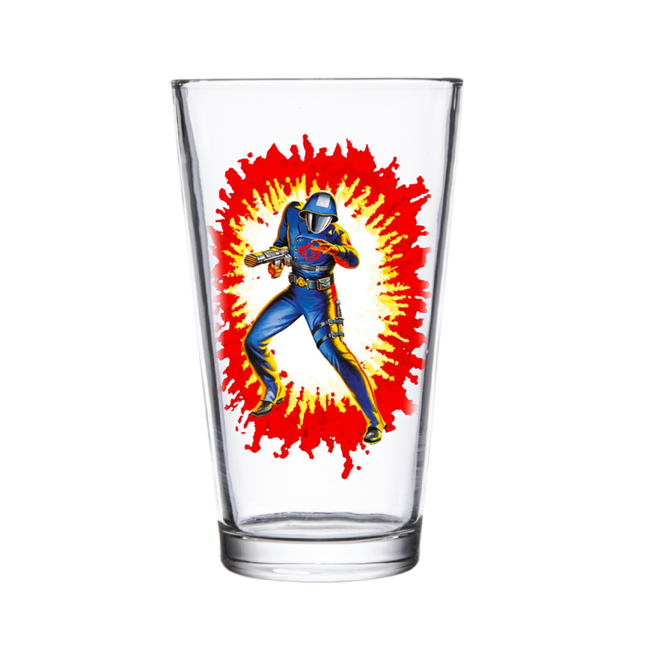 Cobra Commander Pint Glass - G.I. Joe Drinkware by Super7