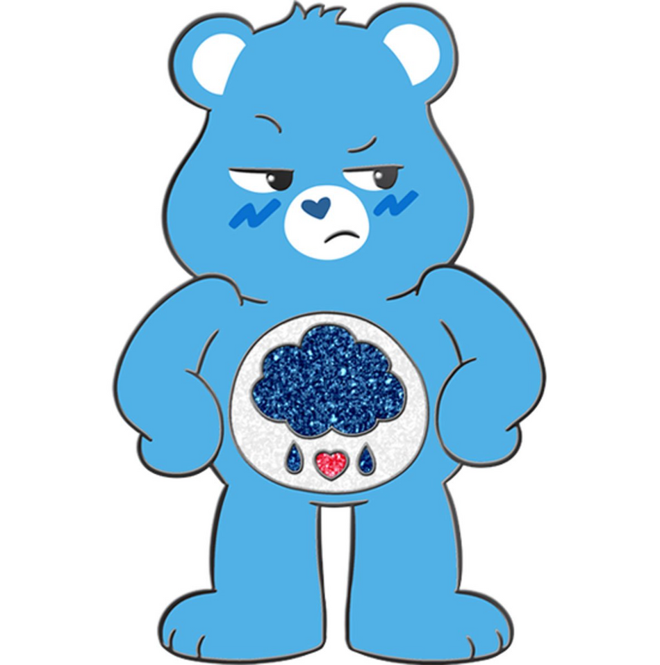 Enamel Pin: Care Bears Grumpy Bear