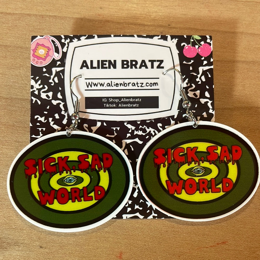 Alien Bratz Sick Sad World Earrings