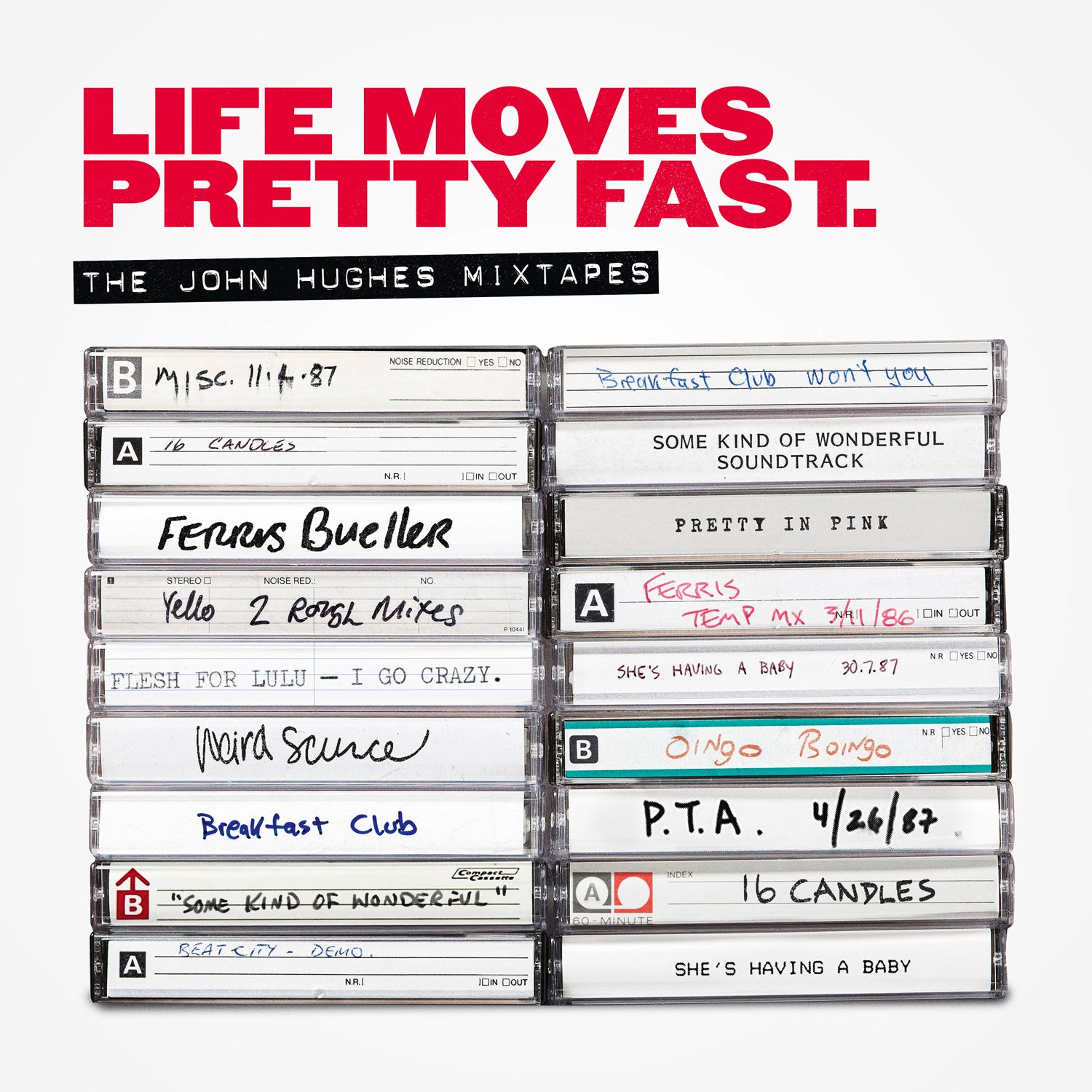 Life Moves Pretty Fast - The John Hughes Mixtapes Box Set - 140gm Red Vinyl [Import]