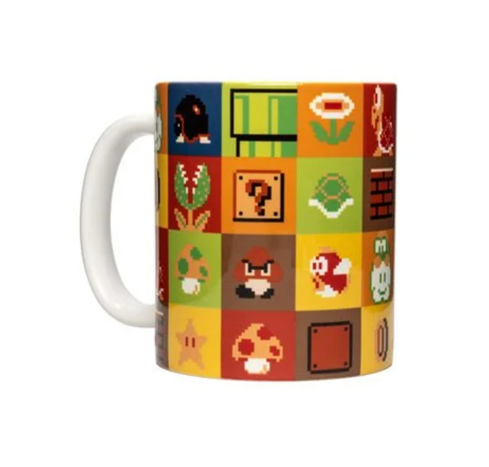Super Mario Bros. Items and Encounters 11 oz. Mug