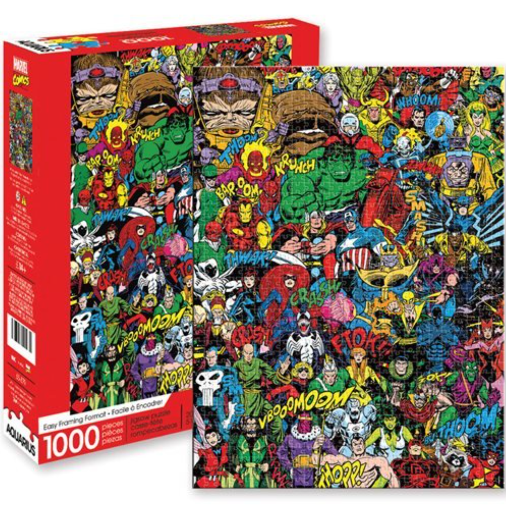 Marvel Comics Retro 1,000-Piece Puzzle