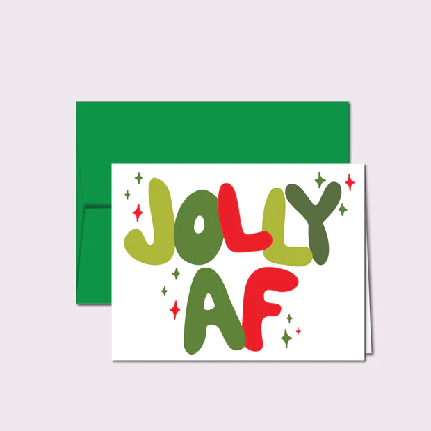 Jolly AF Holiday Card