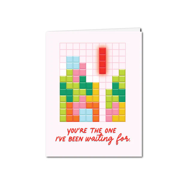 Tetris Love Card