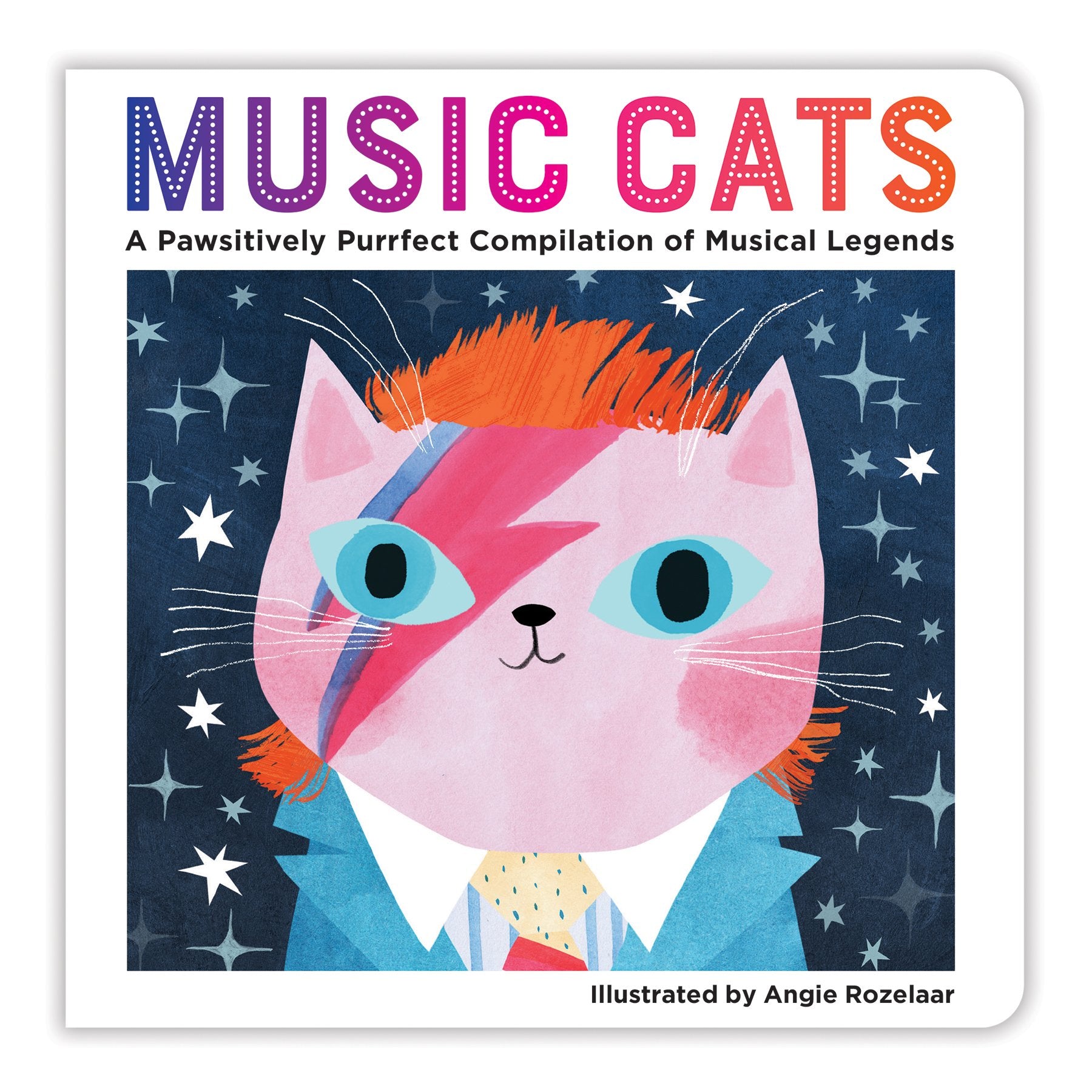 Music Cats: A Pawsitively Purrfect Compilation of Musical Legends (Board Book, Illustrated)