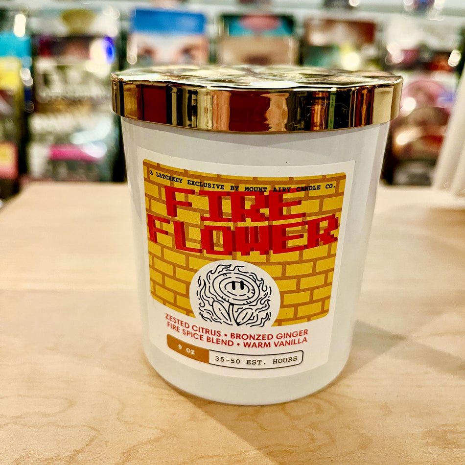 "Fire Flower" candle by Mount Airy Candle Co.