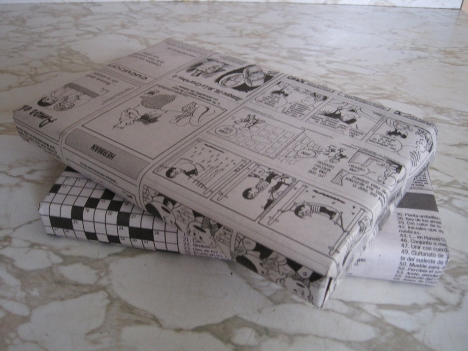 Newspaper Gift Wrap