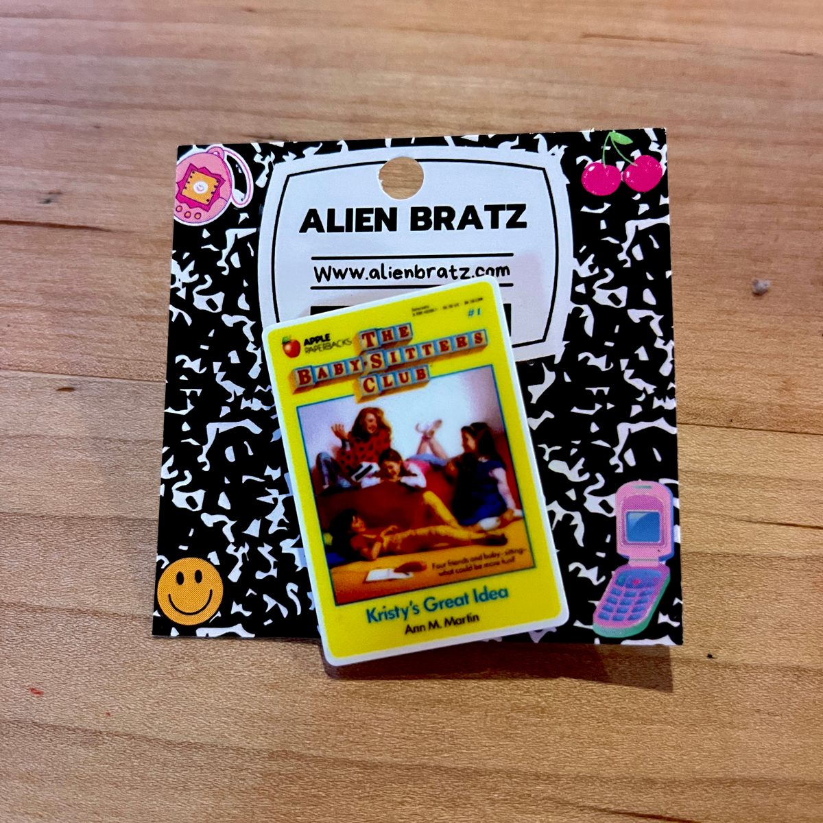 Alien Bratz The Babysitters' Club Yellow Pin
