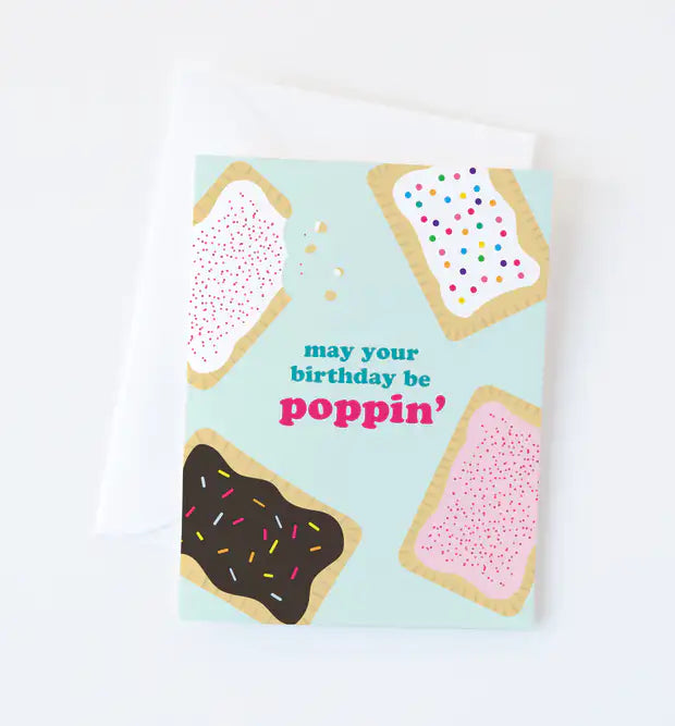 Poppin' Pop Tart Birthday Card