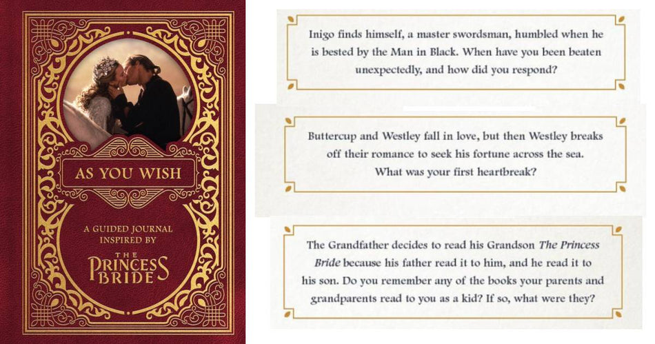 As You Wish: A Guided Journal Inspired by The Princess Bride