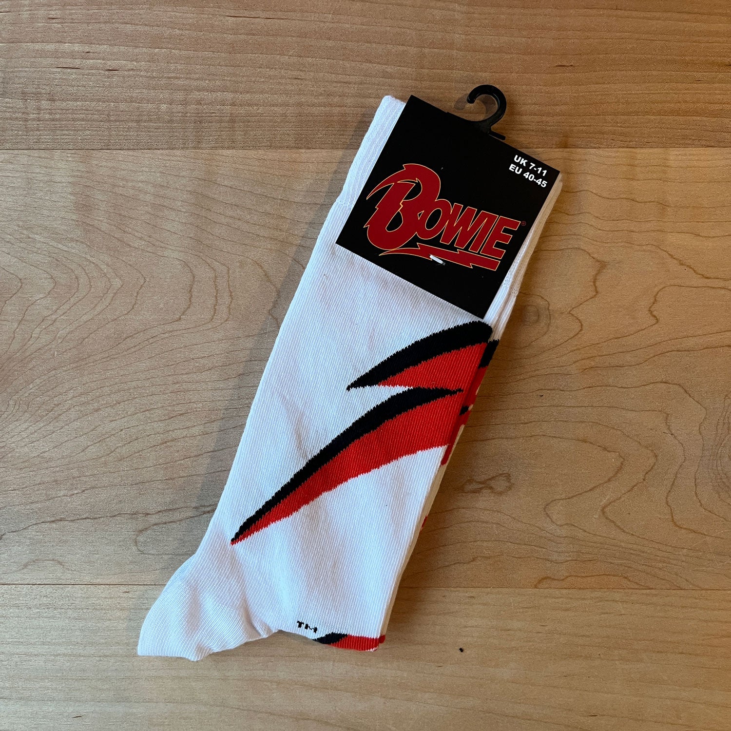David Bowie Lightning Bolt Unisex Socks (Size 7-11)