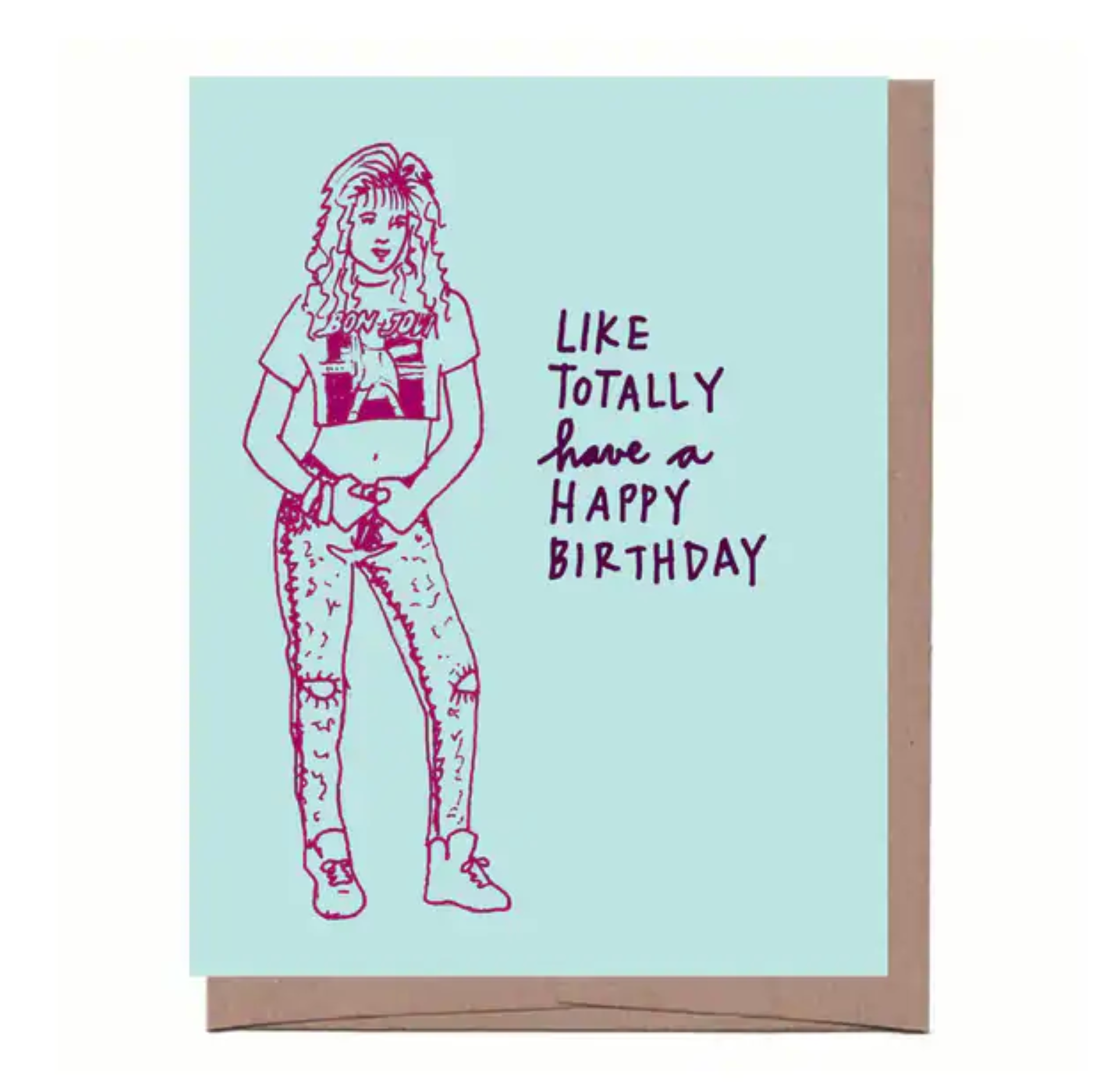 Totally 80s Birthday Card