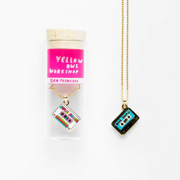Cool Jams & Love Songs - Double Sided Pendant Necklace